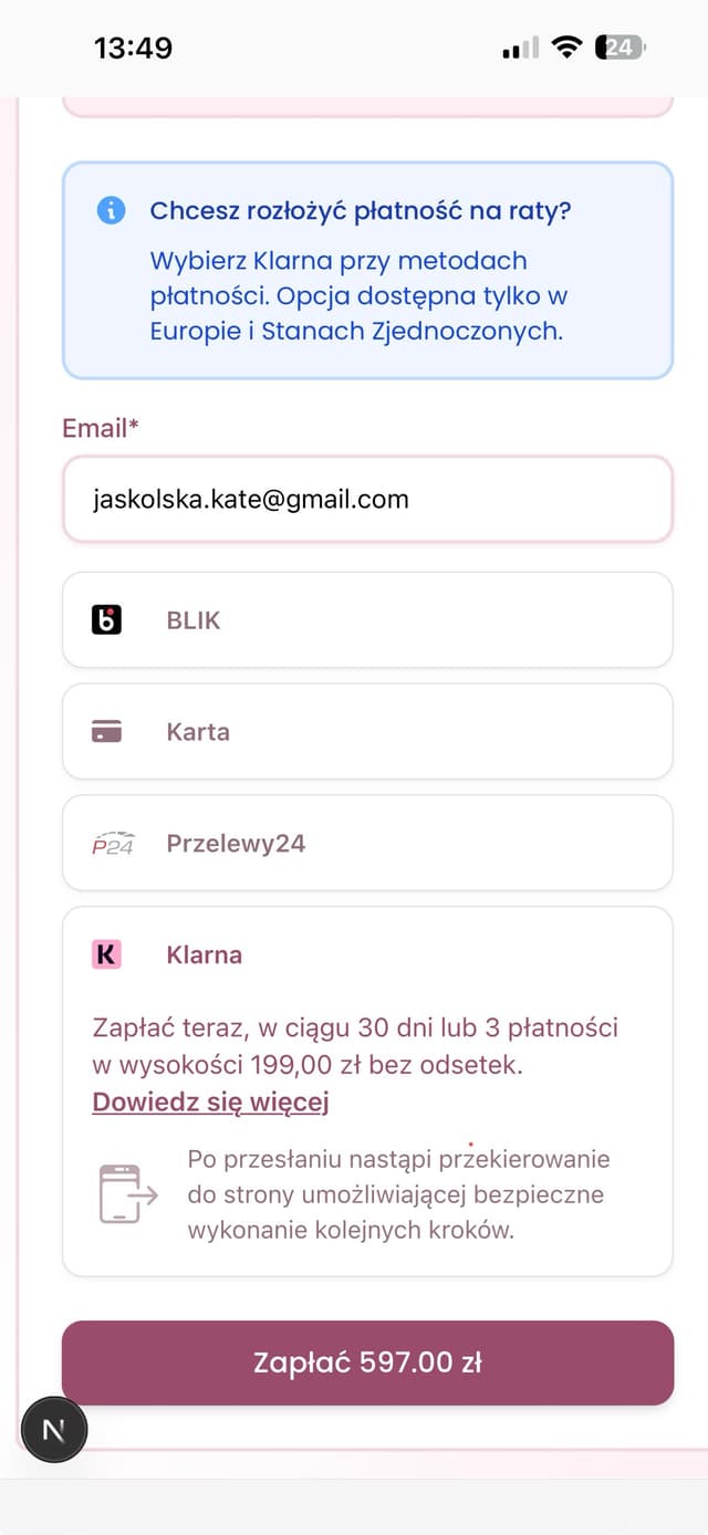 Jak płacić przez Klarna - instrukcja